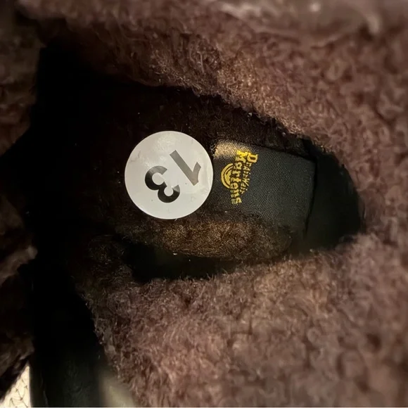 Dr. Martens 1460 Serena Winter Boot Boots Girls Sz 13 NEW NWT Shoes Faux Fur - Picture 10 of 12